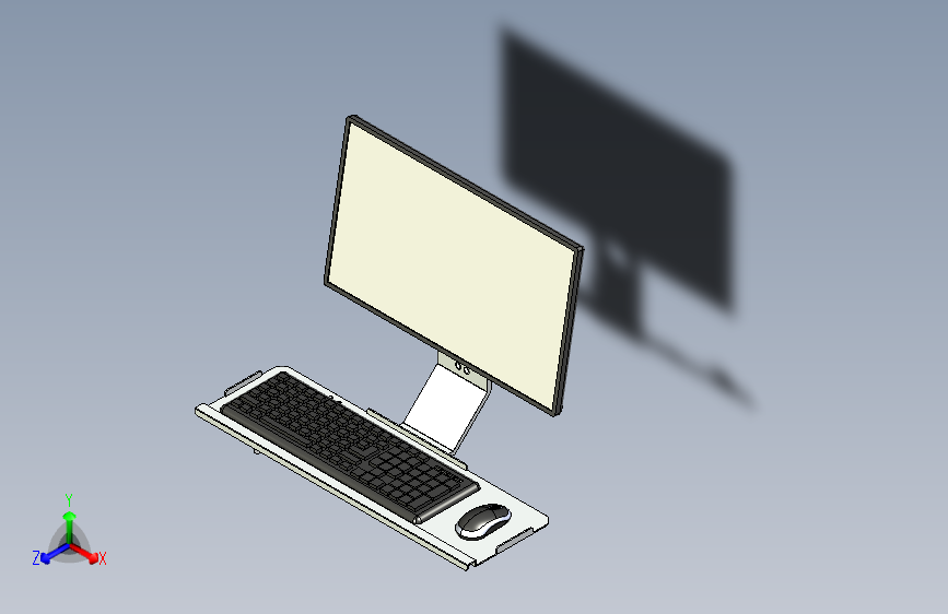 显示器支架组件