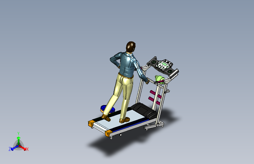 跑步机模型