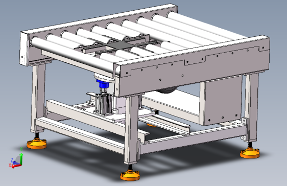 顶升旋转机构三维SW模型1424618--100