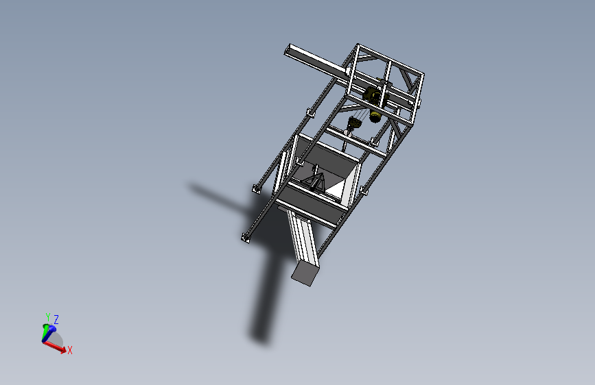 吨袋拆包机三维SW模型=1412192==100