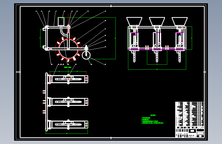 舵轮式杠杆开启穴播器的设计309447===250