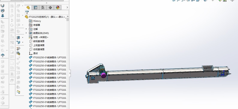 刮板输送机模型SW三维491493==20