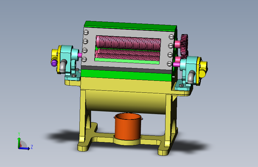 辊式压榨机的设计含三维SW模型=464090==100