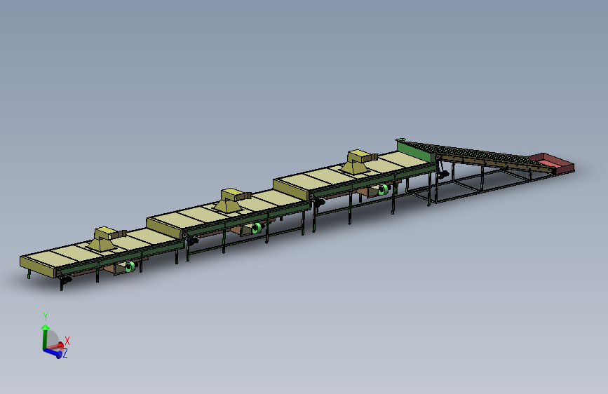 辣椒等蔬菜烘干机三维SW模型=628186==500