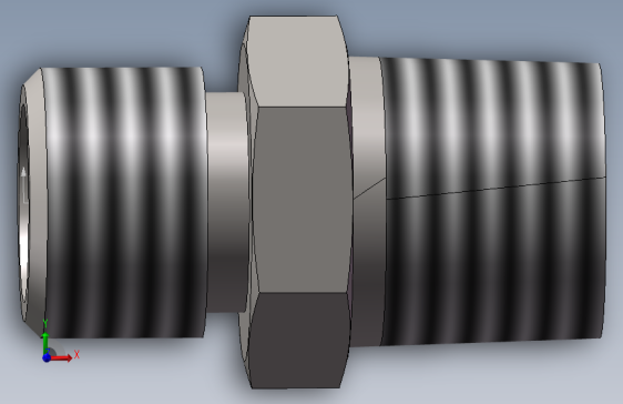 1CT-16-06SP公制外螺纹24°轻系列-英锥管外螺纹60°