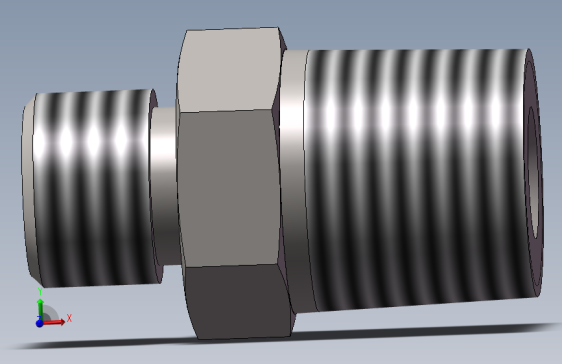 1CT-16-08SP公制外螺纹24°轻系列-英锥管外螺纹60°