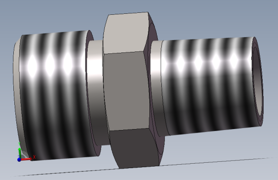 1CT-18-04SP公制外螺纹24°轻系列-英锥管外螺纹60°