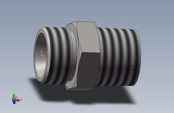 1CT-26-12SP公制外螺纹24°轻系列-英锥管外螺纹60°