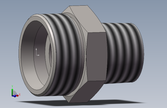 1CT-45-16SP公制外螺纹24°轻系列-英锥管外螺纹60°