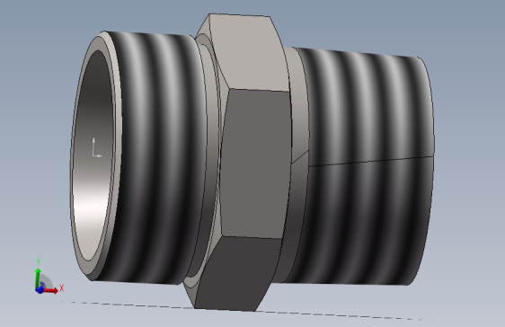 1CT-45-20SP公制外螺纹24°轻系列-英锥管外螺纹60°