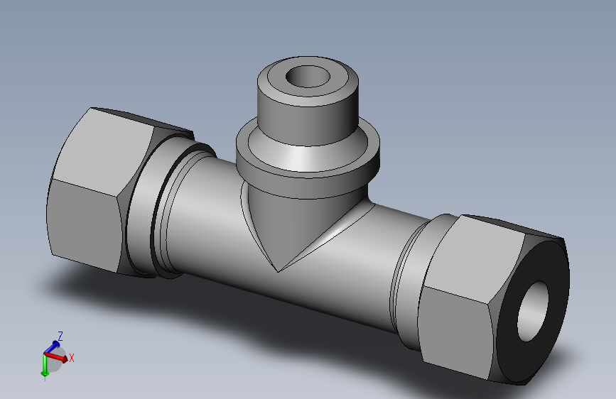 卡套式端三通管接头_G(25)-10
