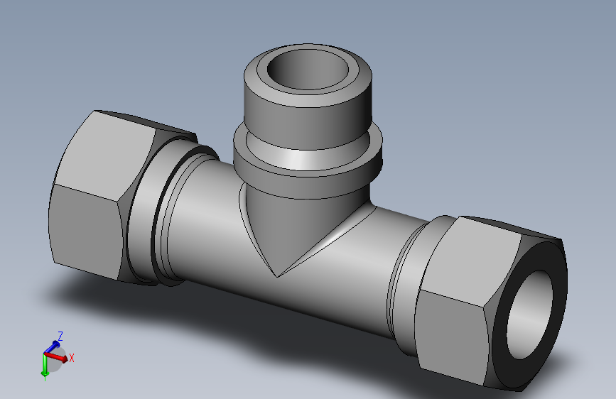 卡套式端三通管接头_G(25)-16