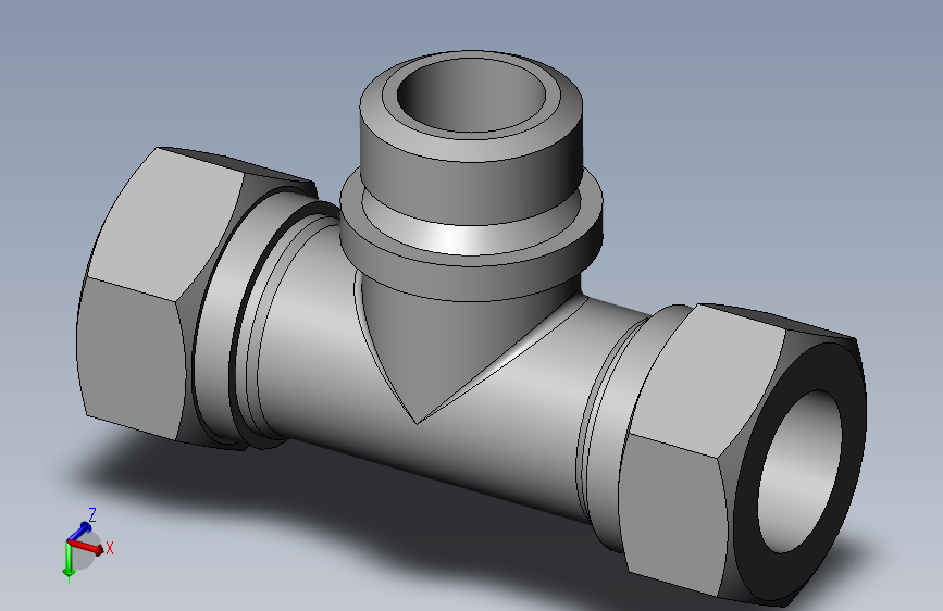 卡套式端三通管接头_G(25)-25
