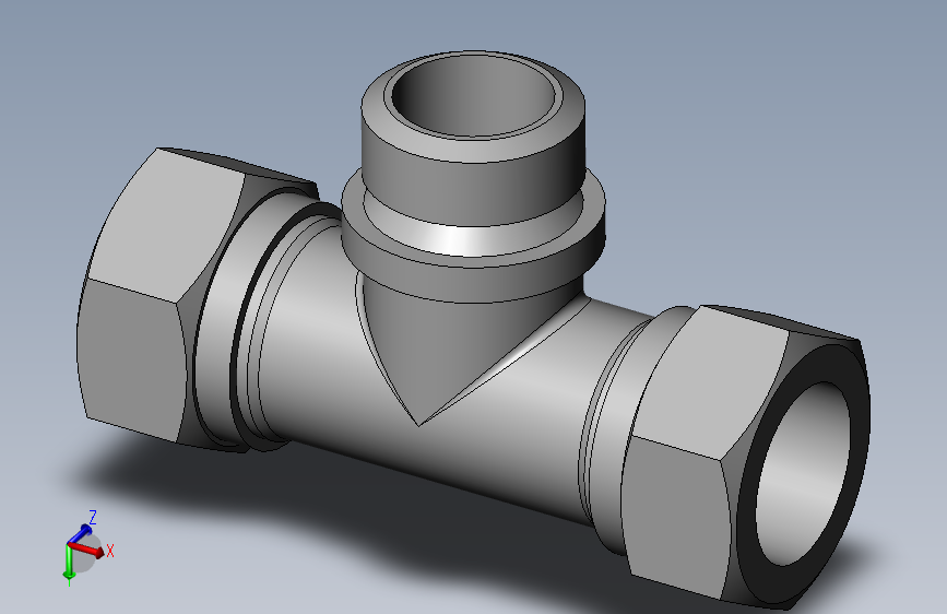 卡套式端三通管接头_G(25)-28