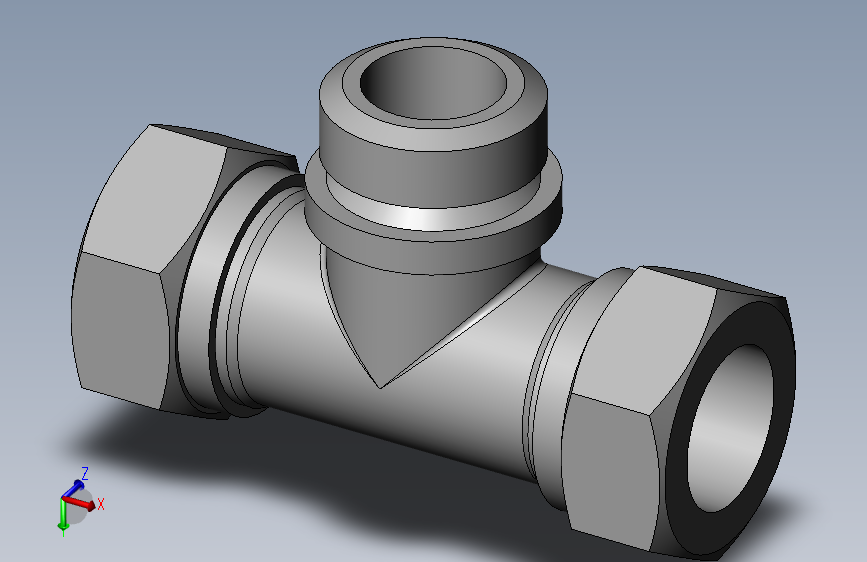 卡套式端三通管接头_G(25)-32