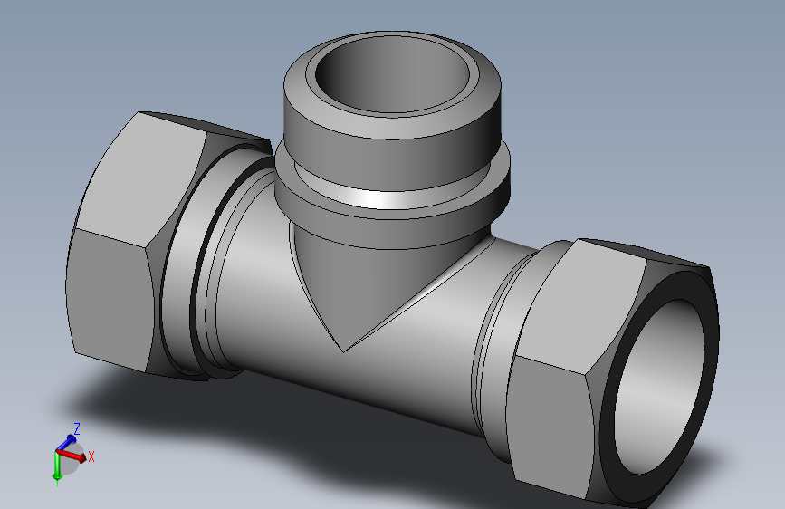 卡套式端三通管接头_G(25)-40