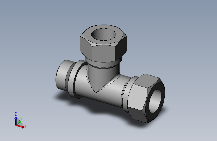 卡套式端直角三通管接头_G(25)-22