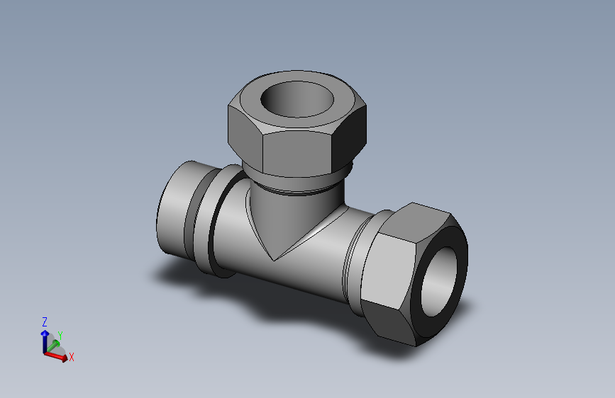 卡套式端直角三通管接头_G(25)-25