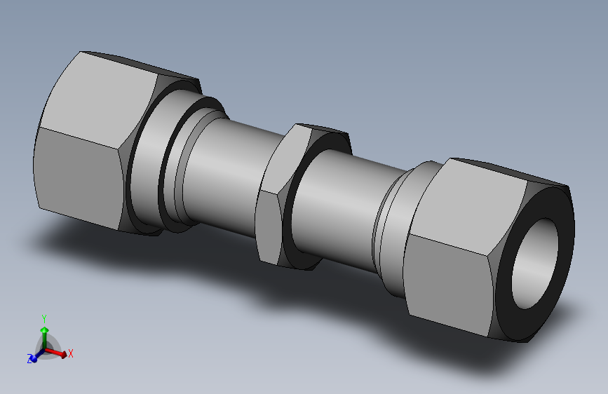 卡套式对接直通管接头_J(40)-14