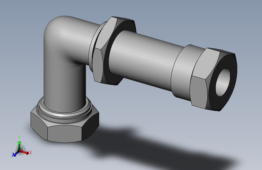 卡套式隔壁直角管接头_G(25)-12