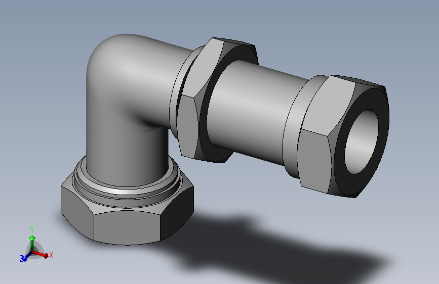 卡套式隔壁直角管接头_G(25)-20