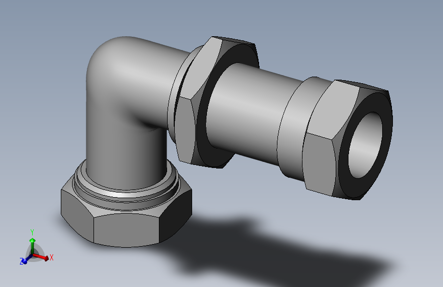 卡套式隔壁直角管接头_G(25)-22