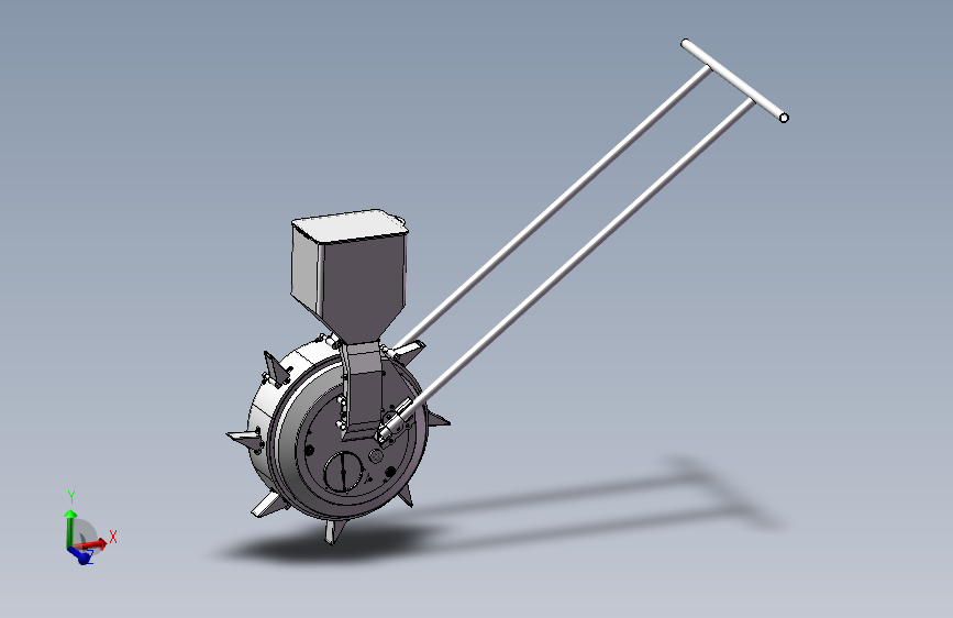 27-大豆、玉米等的旋推式播种机