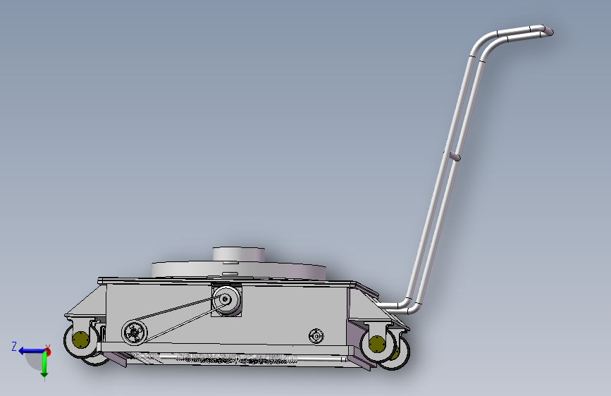 手推式洗地车设计三维SW模型997403==400