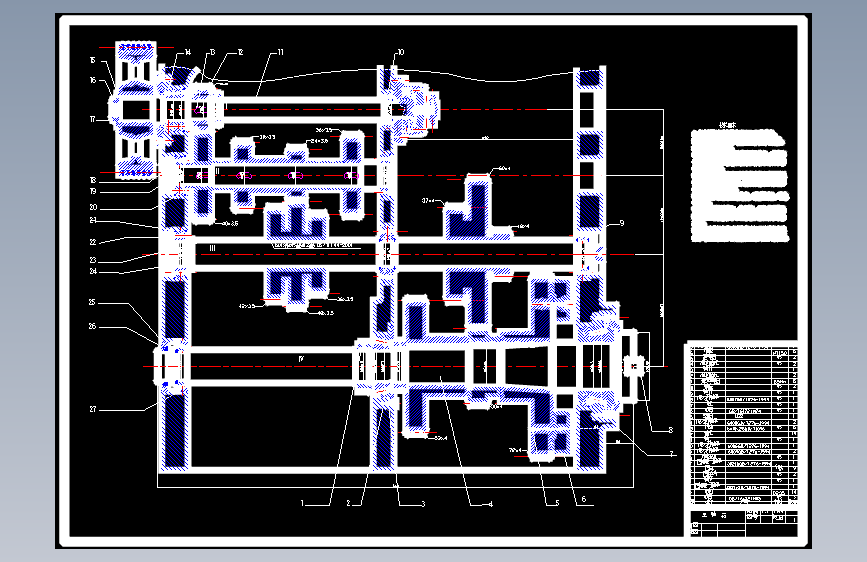数控车床传动系统的设计CAD图纸=53516