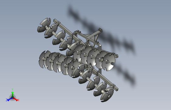 125-拖拉机水平圆盘犁