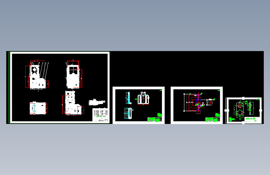 A0-花生剥壳去壳机装配图