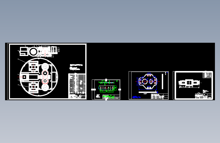 A0-家用清扫机器人装配图