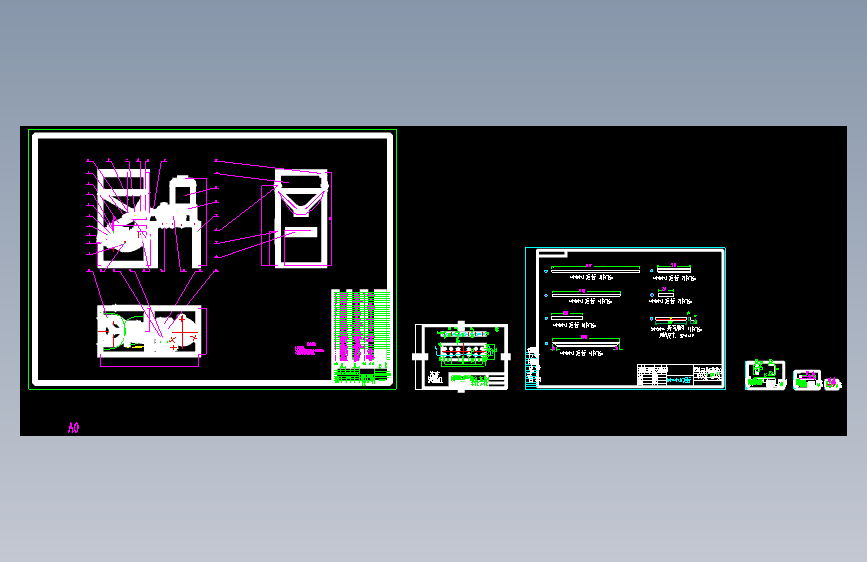 池塘自动喂养机装配图- A0
