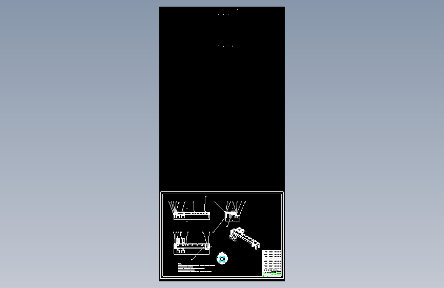 小型零件分料装置A0两推杆