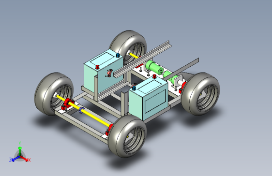 工业 AGV 自动导引车（型号：AGV-2400）