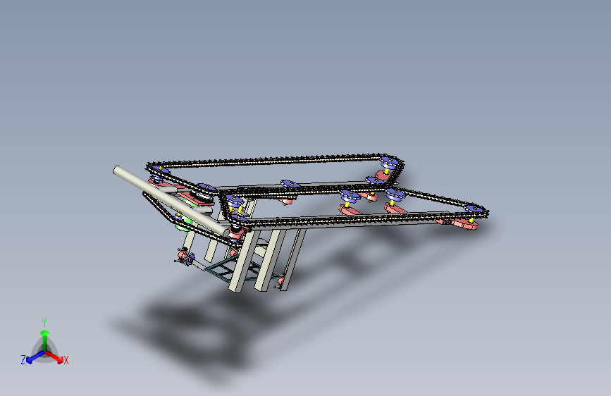 重载链式物料输送线（型号：LS-2300）
