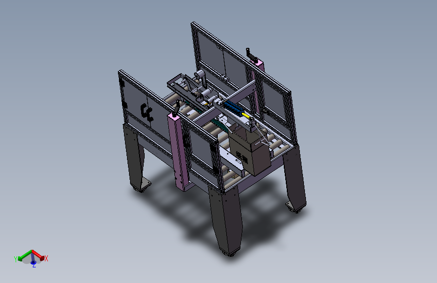 纸箱自动封箱机