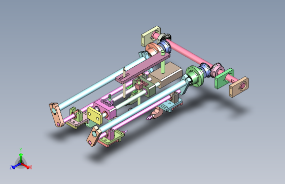 多工位同步升降执行模组