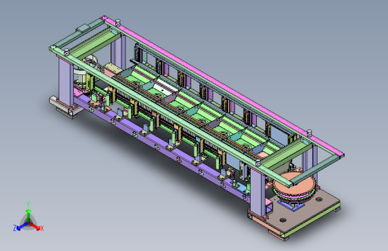 多工位同步输送工装