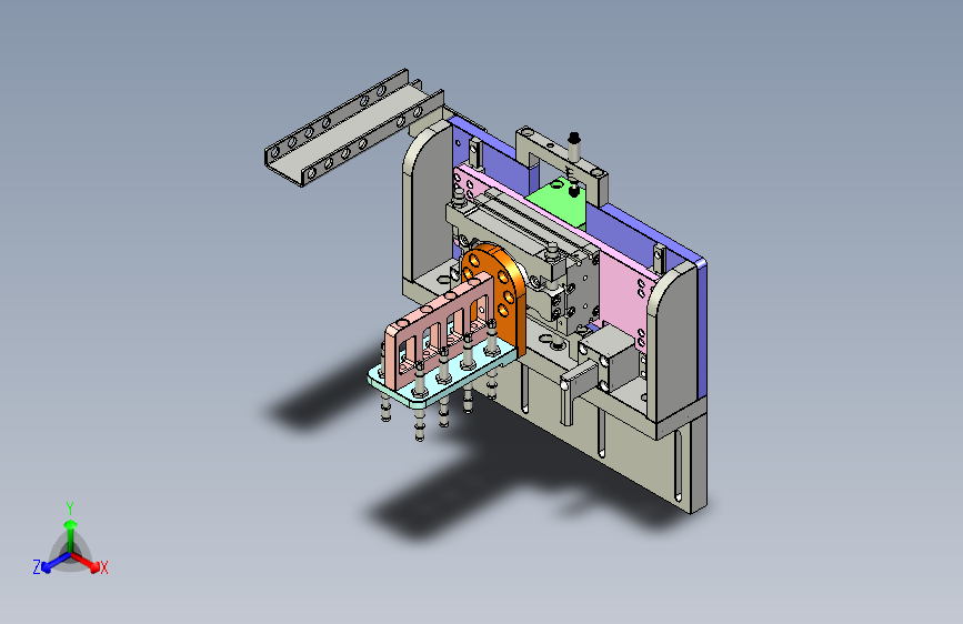 多针同步压合工装