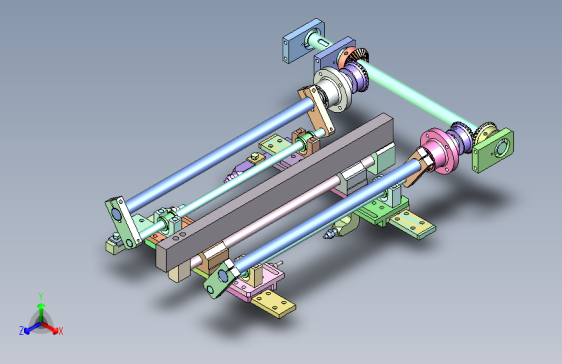 多轴联动精密执行模组