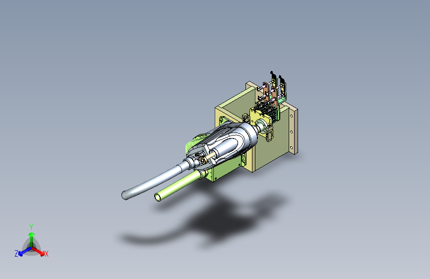 多爪末端执行工业机械臂