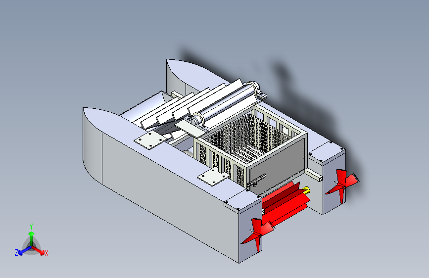 水面垃圾收集船===1274864==1608089==三维通用格式