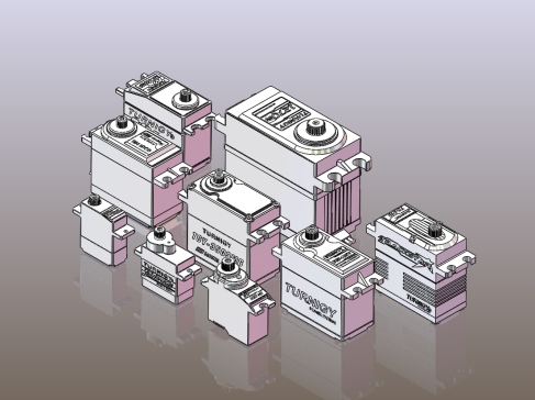 127-舵机-伺服马达集合 STEP