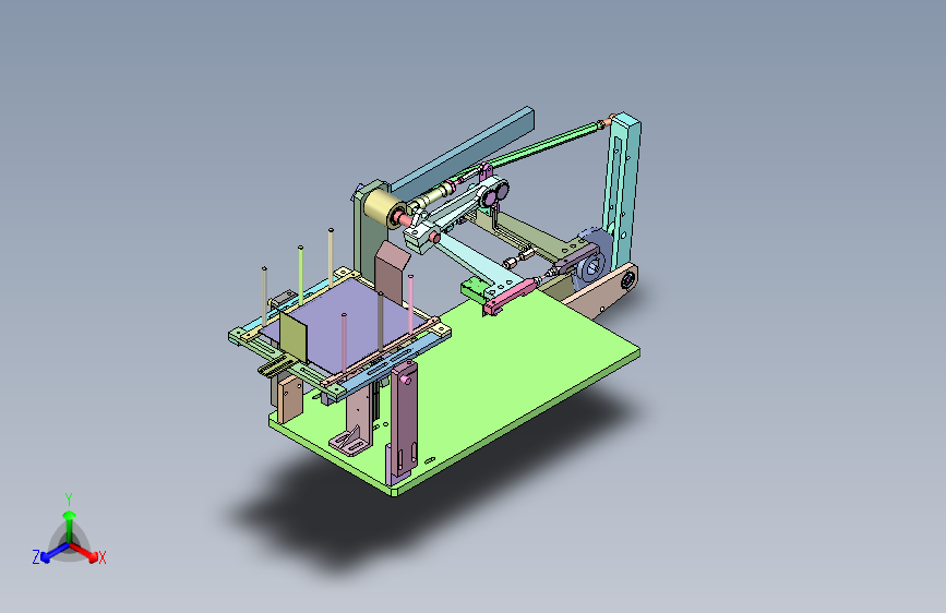 小型自动送料与定位工装