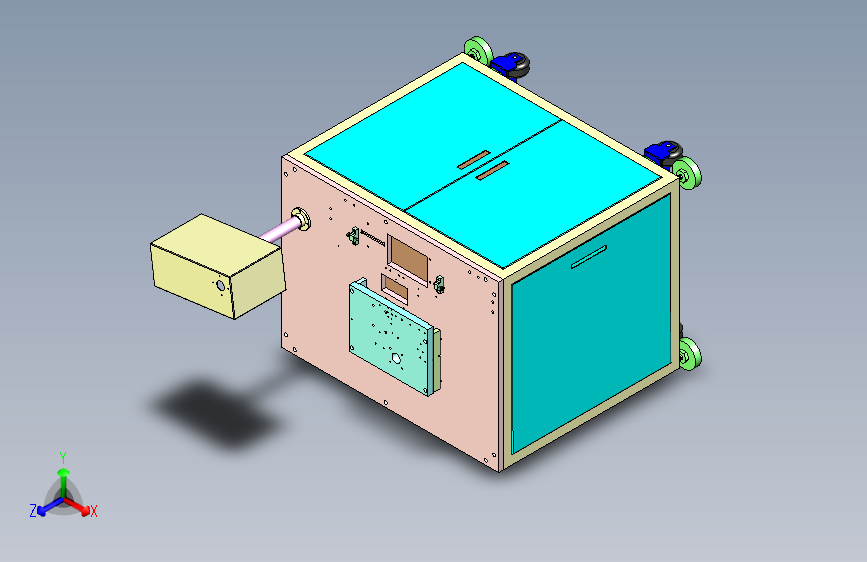 移动智能工位操作柜