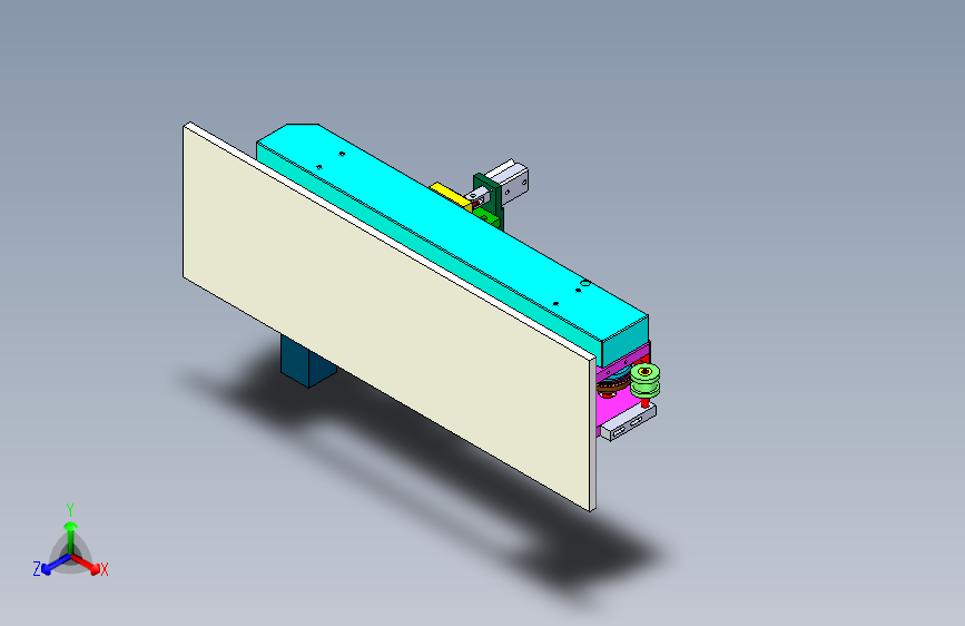 PCB 板元件插装定位滑台