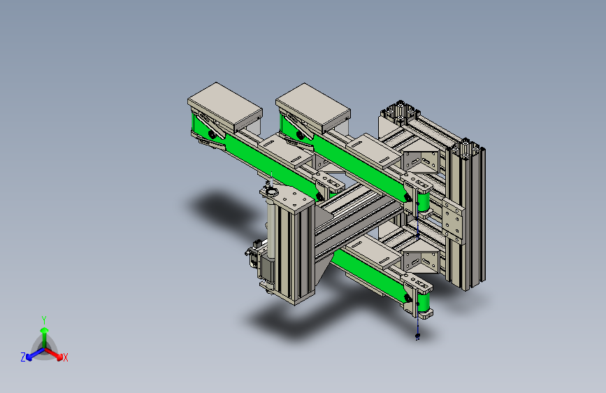 多通道物料分拣输送系统
