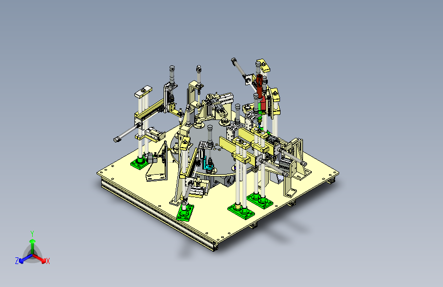 多工位旋转式继电器组装机