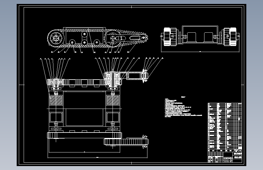 四履带搜救机器人的结构设计移动平台设计==J5=10元